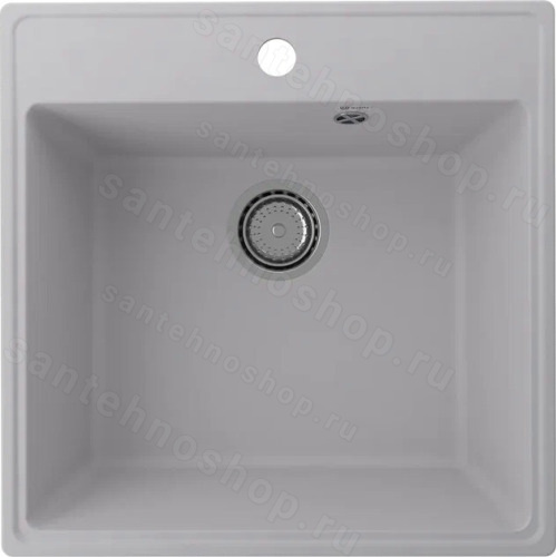 Кухонная мойка Ulgran Quartz forte Forte 505-04 51x51 из кварцевого композита, белый