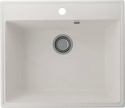 Кухонная мойка Ulgran Quartz forte Forte 580-01 58x50 из кварцевого композита, белый