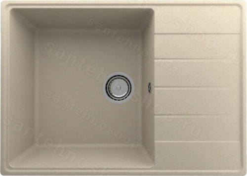 Кухонная мойка Ulgran Quartz prima Prima 700-03 70x50 из кварцевого композита, бежевый