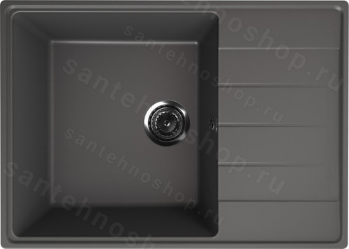 Кухонная мойка Ulgran Quartz prima Prima 700-09 70x50 из кварцевого композита, серый