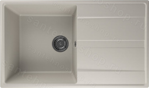 Кухонная мойка Ulgran Quartz prima Prima 850-02 85x50 из кварцевого композита, бежевый