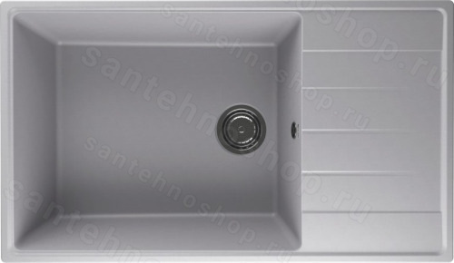 Кухонная мойка Ulgran Quartz prima Prima 860-04 86x50 из кварцевого композита, белый