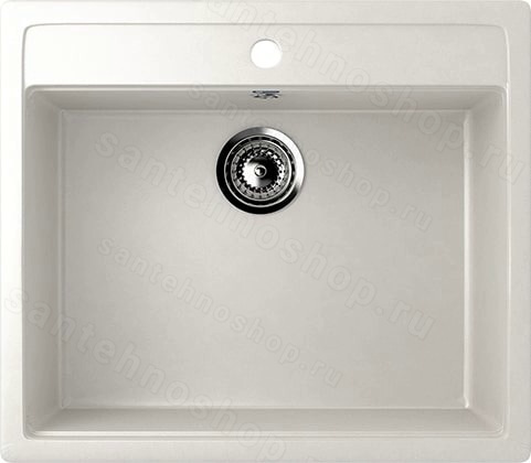 Кухонная мойка Ulgran U-104 U-104-341 56x50 из искусственного камня, белый