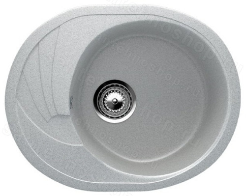 Кухонная мойка Ulgran U-403 U-403-310 57x47 из искусственного камня, серый