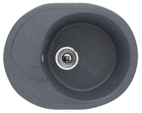 Кухонная мойка Ulgran U-403 U-403-343 57x47 из искусственного камня, серый
