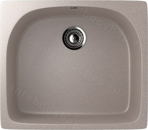 Кухонная мойка Ulgran U-408 U-408-302 59x51 из искусственного камня, песочный