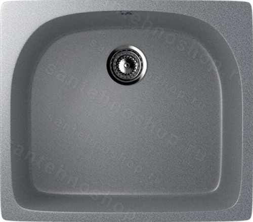 Кухонная мойка Ulgran U-408 U-408-309 59x51 из искусственного камня, серый