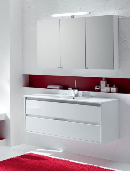 Комплект мебели для ванной комнаты Cezares Lotto 120