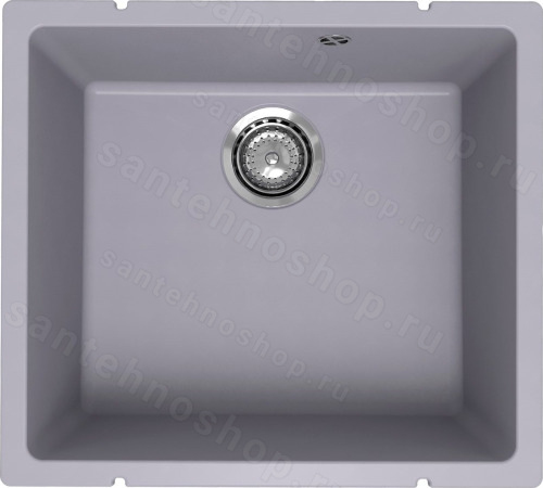 Кухонная мойка Ulgran Underground 450 Under 450-05 50x45 из кварцевого композита, серый