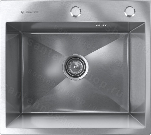 Кухонная мойка Ulgran US-500 Us 500-001 50x45 стальная, сталь