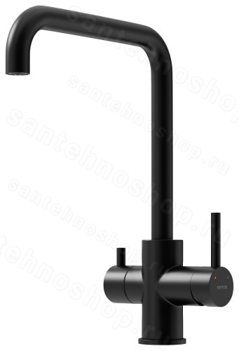 Смеситель для кухни Sancos Vela SC4013MB, черный матовый