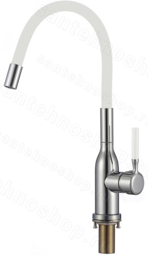 Смеситель для кухни Savol S-2804A02 с гибким изливом, хром с гибким изливом, хром