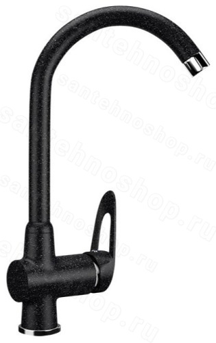 Смеситель для кухни Ulgran U-006 U-006-308, черный