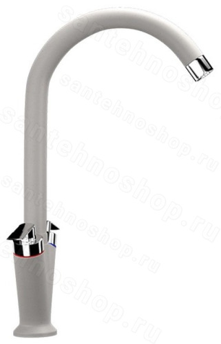 Смеситель для кухни Ulgran U-011 U-011-331, белый