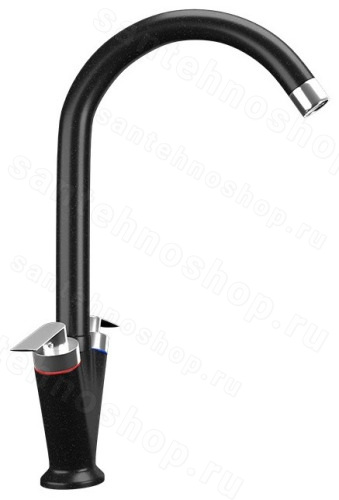 Смеситель для кухни Ulgran U-011 U-011-344, черный