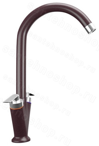 Смеситель для кухни Ulgran U-011 U-011-345, коричневый