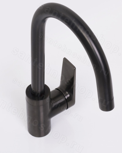 Смеситель для кухни WasserKraft Wiese 8400 8407, оружейная сталь
