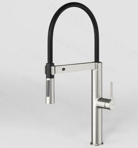 Смеситель для кухни WasserKraft A8827 с выдвижным изливом, никель