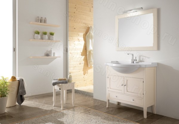 Комплект мебели для ванной Eban Arianna 85 pergamon