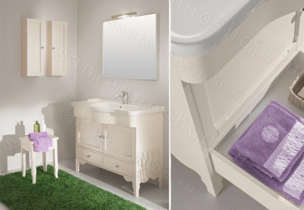 Комплект мебели для ванной Eban Federica 105 Pergamon