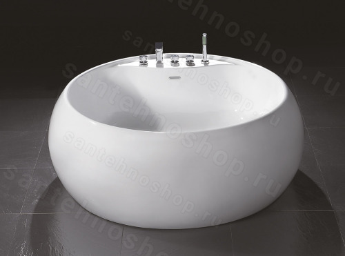 Акриловая ванна BelBagno BB30-1550 155x155, белая 155x155, белая