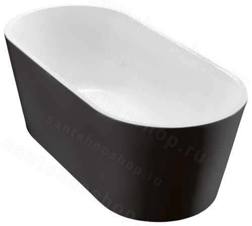 Акриловая ванна BelBagno BB71-1800-NERO-W0 180x80, черная 180x80, черная