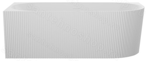 Акриловая ванна BelBagno Uno BB714-1700-800-L 170x80, белая