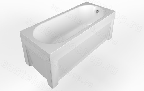 Акриловая ванна Timo Roha ROHA1470-KT14-SPV1505 140x70, белая