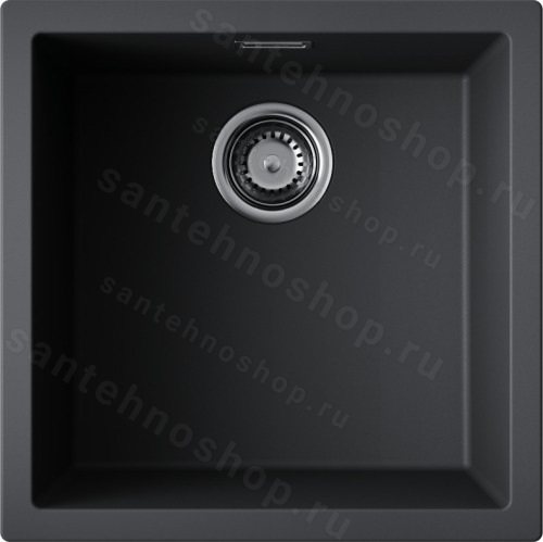 Кухонная мойка Omoikiri Yamakawa 45T-U/I-BL 4993302 45.6x45.6 из искусственного гранита, черны