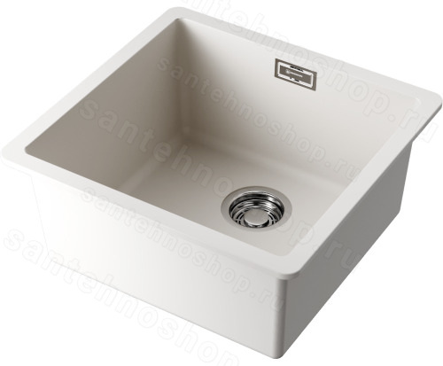 Кухонная мойка Omoikiri Kata 44-U-PA 4993400 44x42 из искусственного гранита, пастила