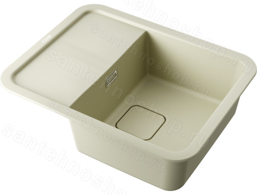Кухонная мойка Omoikiri Tasogare 65-BE 4993479 65x51 из искусственного гранита, ваниль