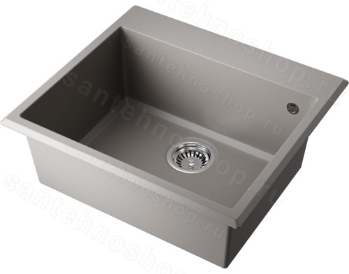 Кухонная мойка Omoikiri Tedori-57-GR 4993566 57x51 из искусственного гранита, leningrad grey