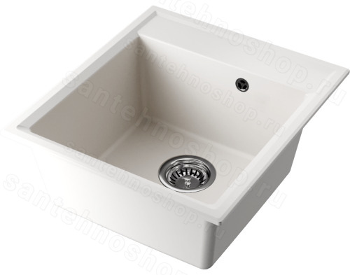 Кухонная мойка Omoikiri Daisen 46-PA 4993610 46x51 из искусственного гранита, пастила