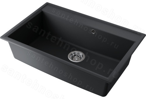 Кухонная мойка Omoikiri Daisen 77-BL 4993630 77x51 из искусственного гранита, черный