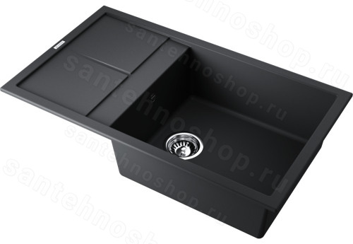 Кухонная мойка Omoikiri Sumi 86-BL 4993646 86x50 из искусственного гранита, черный