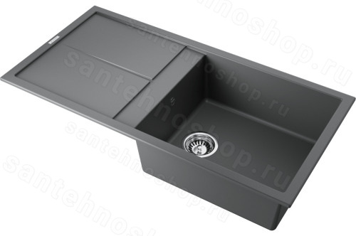 Кухонная мойка Omoikiri Sumi 100-PL 4993659 100x50 из искусственного гранита, платина