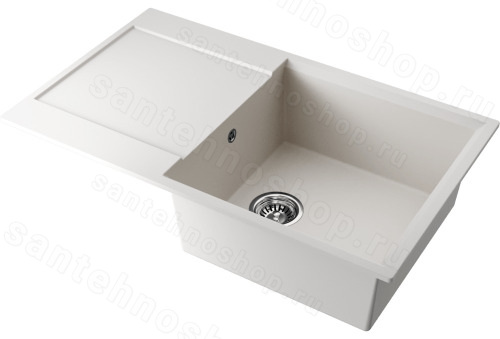 Кухонная мойка Omoikiri Daisen 86-PA 4993696 86x50 из искусственного гранита, пастила