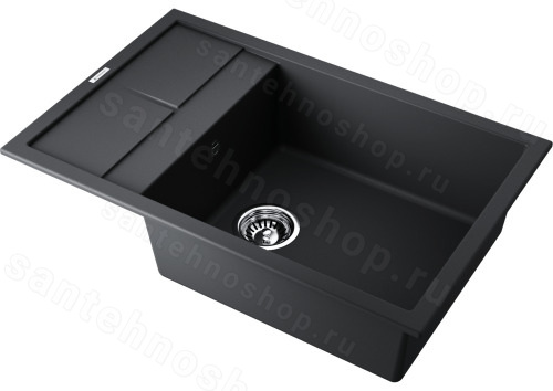 Кухонная мойка Omoikiri Sumi 78-LB-BL 4993719 78x50 из искусственного гранита, черный