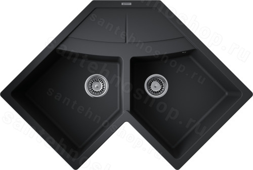 Кухонная мойка Omoikiri Sumi 83C-BL 4993864 102.1x83 из искусственного гранита, черный