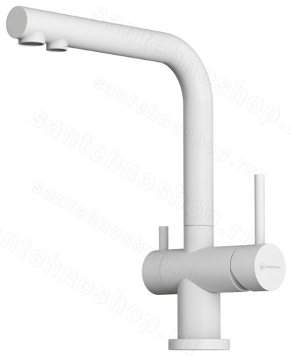 Смеситель для кухни Omoikiri Nagano P-WH 4974054 с подключением фильтра, белый