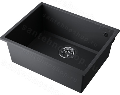 Кухонная мойка Omoikiri Tedori 54-U-BL 4993988 55x42 из искусственного гранита, черный