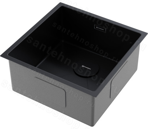 Кухонная мойка Omoikiri Taki 44-U/IF-GB 4997017 44x44 стальная, графит