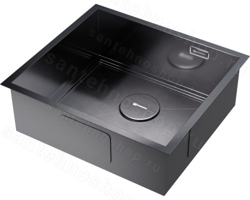 Кухонная мойка Omoikiri Kasen 49-16 INT GM 4997055 49x44 стальная, вороненая сталь