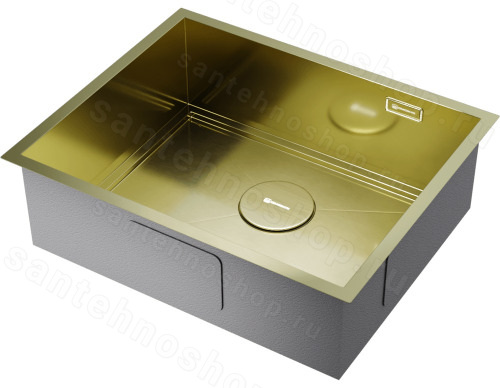 Кухонная мойка Omoikiri Kasen 54-16 INT LG 4997060 54x44 стальная, светлое золото