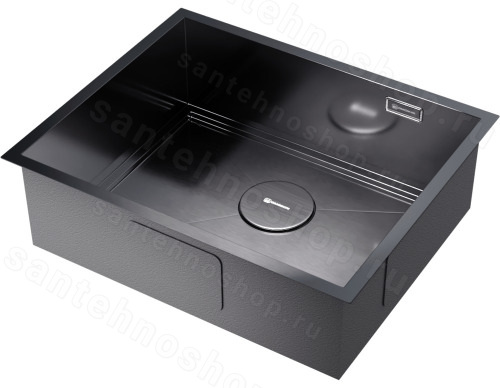 Кухонная мойка Omoikiri Kasen 54-16 INT GM 4997061 54x44 стальная, вороненая сталь
