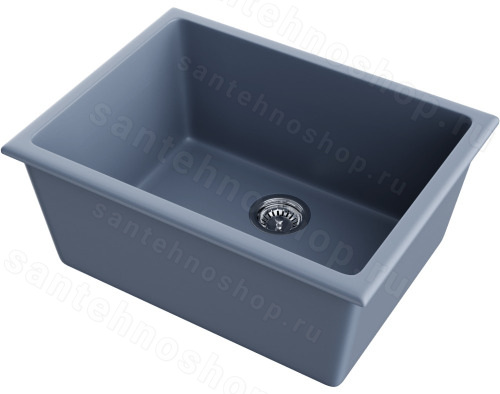 Кухонная мойка Omoikiri Okinoshima 61-U/I-SB 4997065 61x46 керамическая, smoky blue