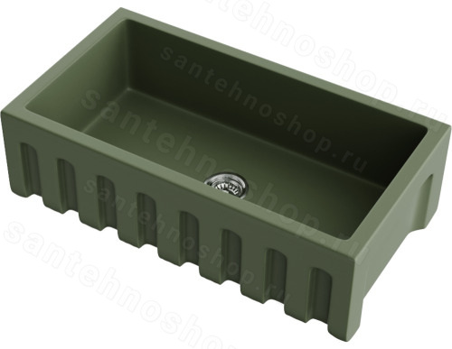 Кухонная мойка Omoikiri Mikura 83-OL 4997082 84x46 керамическая, olive
