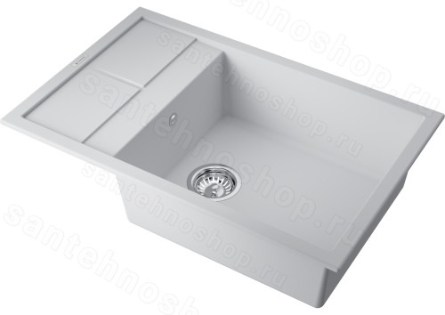 Кухонная мойка Omoikiri Sumi 78A-LB-WH 4997100 78x50 из искусственного камня, белый