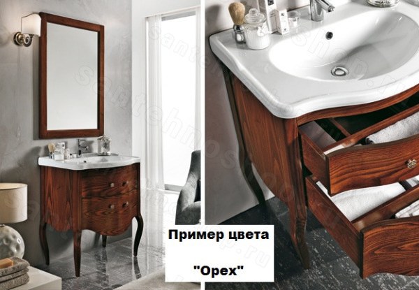 Мебель для ванной Eban Sonia 105 bianco decape