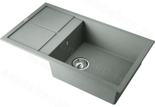Кухонная мойка Omoikiri Sumi 86A-WG 4997107 86x50 из искусственного камня, wind green